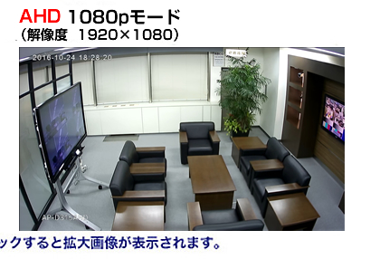 AP-D315AHD　【AHD 1080pモード】で撮影した映像のキャプチャー静止画像