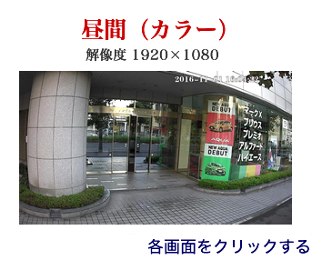 AP-R200FH【HD-SDI 解像度1920×1080】で撮影した日中映像のキャプチャー静止画像