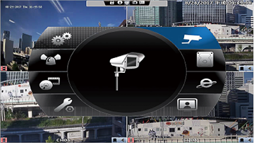 AHD/TVI/CVI/CVBS 4CHデジタルレコーダー【AP-EG04RS3】は見やすく使いやすいメニュー表示を実現。