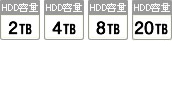 高解像度監視カメラ用  HDD