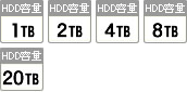 高解像度監視カメラ用  HDD