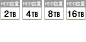高解像度監視カメラ用 HDD