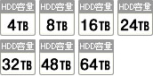 高解像度監視カメラ用 HDD