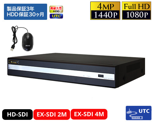 HD-SDI/EX-SDI 4CH DVR