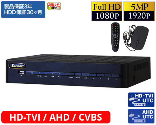 HD-TVI AHD 4CH DVR